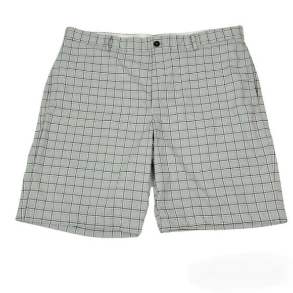 GREG NORMAN Men's Plaid Chino Shorts size 38 - Picture 1 of 8
